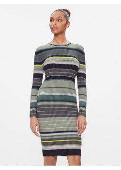 s.Oliver Sukienka dzianinowa 2134498 Kolorowy Slim Fit ze sklepu MODIVO w kategorii Sukienki - zdjęcie 181185976