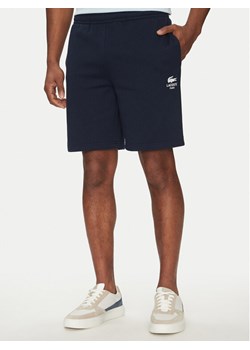 Lacoste Szorty sportowe Unisex GH0990 Granatowy Regular Fit - id: 0000304996528 - marki Lacoste - 181185979 Lacoste Szorty sportowe Unisex GH0990 Granatowy Regular Fit ze sklepu MODIVO w kategorii Spodenki męskie - zdjęcie 181185979