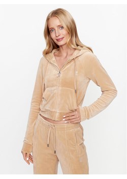 Juicy Couture Bluza Madison JCWA122001483 Beżowy Slim Fit ze sklepu MODIVO w kategorii Bluzy damskie - zdjęcie 181185985