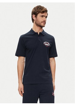 Jack&Jones Polo Logo 12246692 Granatowy Standard Fit ze sklepu MODIVO w kategorii T-shirty męskie - zdjęcie 181186027