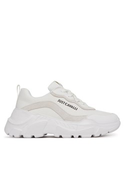Just Cavalli Sneakersy 78RA3SL5 Biały ze sklepu MODIVO w kategorii Buty sportowe damskie - zdjęcie 181186066