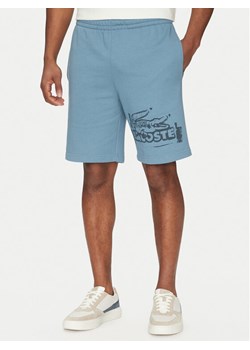 Lacoste Szorty sportowe GH0286 Niebieski Regular Fit ze sklepu MODIVO w kategorii Spodenki męskie - zdjęcie 181186075