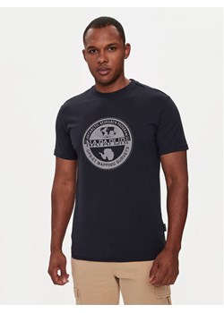 Napapijri T-Shirt S-Bollo NP0A4I3C Granatowy Regular Fit ze sklepu MODIVO w kategorii T-shirty męskie - zdjęcie 181186119