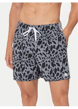 adidas Szorty kąpielowe Essentials 3-Stripes Animal CLX IS1559 Szary Regular Fit ze sklepu MODIVO w kategorii Kąpielówki - zdjęcie 181186196