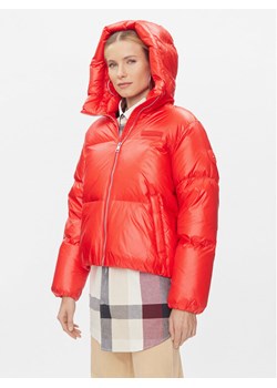 Tommy Hilfiger Kurtka puchowa New York Gloss WW0WW40836 Czerwony Relaxed Fit ze sklepu MODIVO w kategorii Kurtki damskie - zdjęcie 181186198