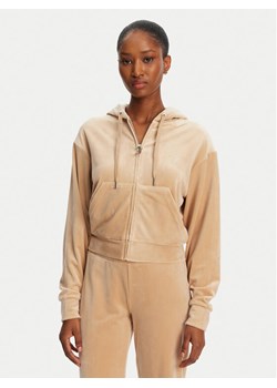 Juicy Couture Bluza Iccle JCWAS125308 Beżowy Loose Fit ze sklepu MODIVO w kategorii Bluzy damskie - zdjęcie 181186235
