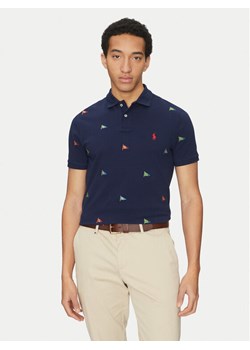Polo Ralph Lauren Polo 710964722001 Granatowy Custom Fit ze sklepu MODIVO w kategorii T-shirty męskie - zdjęcie 181186376