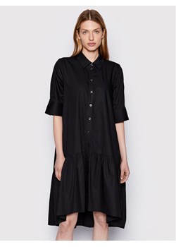Gestuz Sukienka koszulowa Avaligz 10906320 Czarny Loose Fit ze sklepu MODIVO w kategorii Sukienki - zdjęcie 181186386
