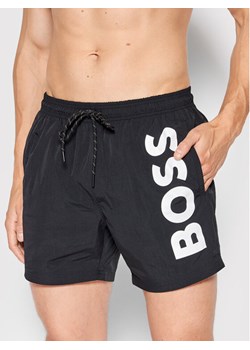 Boss Szorty kąpielowe Octopus 50469602 Czarny Regular Fit ze sklepu MODIVO w kategorii Kąpielówki - zdjęcie 181186517
