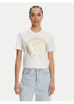 Just Cavalli T-Shirt 78PAHT01 Biały Regular Fit ze sklepu MODIVO w kategorii Bluzki damskie - zdjęcie 181186537