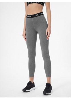 4F Legginsy 4FSS23TFTIF077 Szary Slim Fit ze sklepu MODIVO w kategorii Spodnie damskie - zdjęcie 181186599