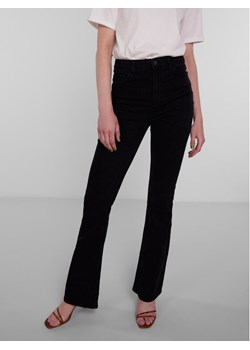 Pieces Jeansy 17111068 Czarny Flared Fit ze sklepu MODIVO w kategorii Jeansy damskie - zdjęcie 181186707