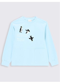 Coccodrillo Bluza ZC2132101WIK Niebieski Regular Fit ze sklepu MODIVO w kategorii Bluzy chłopięce - zdjęcie 181186825