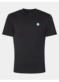 North Sails T-Shirt Bollo 692970 Czarny Regular Fit ze sklepu MODIVO w kategorii T-shirty męskie - zdjęcie 181186847