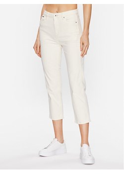 Pepe Jeans Jeansy Dion 7/8 PL204263WI5 Écru Slim Fit ze sklepu MODIVO w kategorii Jeansy damskie - zdjęcie 181186848