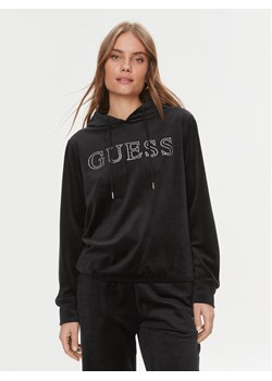 Guess Bluza Couture V4RQ25 KBXI2 Czarny Regular Fit ze sklepu MODIVO w kategorii Bluzy damskie - zdjęcie 181186919