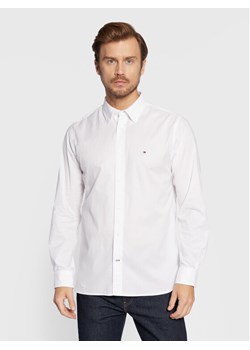 Tommy Hilfiger Koszula Core Flex Poplin MW0MW25035 Biały Regular Fit ze sklepu MODIVO w kategorii Koszule męskie - zdjęcie 181187009