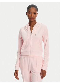 Juicy Couture Bluza Madison JCWA122001 Różowy Slim Fit ze sklepu MODIVO w kategorii Bluzy damskie - zdjęcie 181187069
