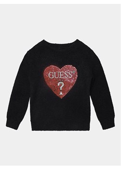 Guess Sweter K3BR02 Z2YA0 Czarny Regular Fit ze sklepu MODIVO w kategorii Swetry dziewczęce - zdjęcie 181187175