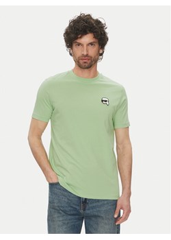 KARL LAGERFELD T-Shirt 755710 552224 Zielony Regular Fit ze sklepu MODIVO w kategorii T-shirty męskie - zdjęcie 181187226