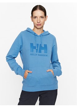 Helly Hansen Bluza Logo 33978 Niebieski Regular Fit ze sklepu MODIVO w kategorii Bluzy damskie - zdjęcie 181187289