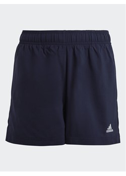 adidas Szorty sportowe Essentials Small Logo Chelsea Shorts HR6402 Niebieski Regular Fit ze sklepu MODIVO w kategorii Spodenki chłopięce - zdjęcie 181187297