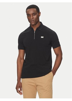 KARL LAGERFELD Polo 745020 552221 Czarny Regular Fit ze sklepu MODIVO w kategorii T-shirty męskie - zdjęcie 181187348