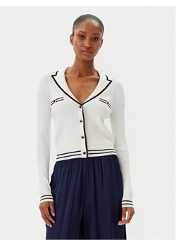 Fracomina Kardigan FR25ST8013K52401 Écru Slim Fit ze sklepu MODIVO w kategorii Swetry damskie - zdjęcie 181187385