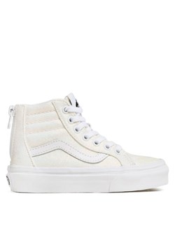 Vans Tenisówki Sk8-Hi Zip VN0005VSWHT1 Biały ze sklepu MODIVO w kategorii Trampki dziecięce - zdjęcie 181187486
