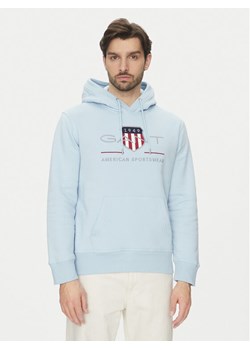 Gant Bluza Archive Shield 2047082 Niebieski Regular Fit ze sklepu MODIVO w kategorii Bluzy męskie - zdjęcie 181187505