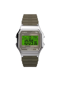 Timex Zegarek T80 TW2V41100 Khaki ze sklepu MODIVO w kategorii Zegarki - zdjęcie 181187517