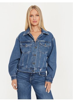 Guess Kurtka jeansowa W4YN56 D5CC3 Granatowy Oversize ze sklepu MODIVO w kategorii Kurtki damskie - zdjęcie 181187567