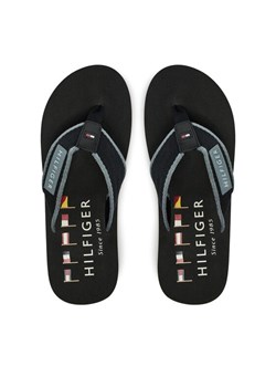 Tommy Hilfiger Japonki Patch Hilfiger Beach Sandal FM0FM05435 Czarny - id: 0000305154811 - marki Tommy Hilfiger - 181187586 Tommy Hilfiger Japonki Patch Hilfiger Beach Sandal FM0FM05435 Czarny ze sklepu MODIVO w kategorii Klapki męskie - zdjęcie 181187586