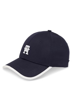 Tommy Hilfiger Czapka z daszkiem Th Contemporary Cap AW0AW15786 Granatowy ze sklepu MODIVO w kategorii Czapki z daszkiem damskie - zdjęcie 181187695