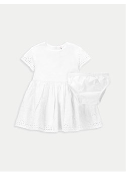 Coccodrillo Sukienka letnia WC4128202GPN Biały Regular Fit ze sklepu MODIVO w kategorii Sukienki niemowlęce - zdjęcie 181187755