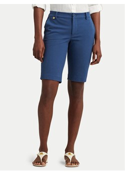 Lauren Ralph Lauren Szorty materiałowe 200791457032 Niebieski Slim Fit ze sklepu MODIVO w kategorii Szorty - zdjęcie 181187839