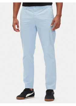 Pepe Jeans Chinosy PM211873 Błękitny Slim Fit ze sklepu MODIVO w kategorii Spodnie męskie - zdjęcie 181187875