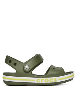 Crocs Sandały BAYABAND SANDAL T 211055-309 Zielony - id: 5903698743783 - marki Crocs - 181187998 Crocs Sandały BAYABAND SANDAL T 211055-309 Zielony ze sklepu MODIVO w kategorii Sandały dziecięce - zdjęcie 181187998