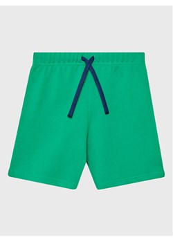 United Colors Of Benetton Szorty sportowe 3J70G900P Zielony Regular Fit ze sklepu MODIVO w kategorii Spodenki niemowlęce - zdjęcie 181188318