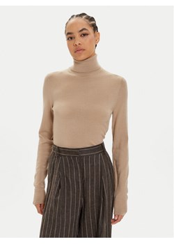 Calvin Klein Golf K20K207449 Beżowy Regular Fit ze sklepu MODIVO w kategorii Swetry damskie - zdjęcie 181188576