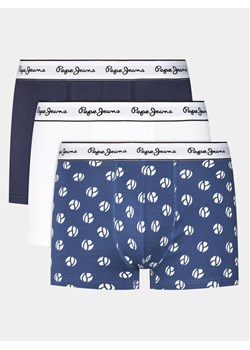 Pepe Jeans Komplet 3 par bokserek P Dot Tk 3P PMU11146 Niebieski ze sklepu MODIVO w kategorii Majtki męskie - zdjęcie 181188599