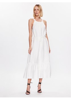 Bruuns Bazaar Sukienka letnia Cyclamen Cate BBW3297 Biały Regular Fit ze sklepu MODIVO w kategorii Sukienki - zdjęcie 181188646