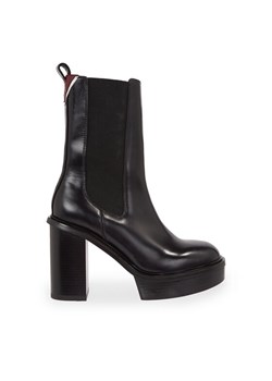 Tommy Hilfiger Botki Elevated Plateau Chelsea Bootie FW0FW07542 Czarny ze sklepu MODIVO w kategorii Botki - zdjęcie 181188678
