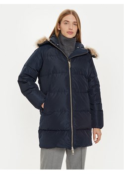 Tommy Hilfiger Kurtka puchowa WW0WW42743 Granatowy Regular Fit ze sklepu MODIVO w kategorii Kurtki damskie - zdjęcie 181188695