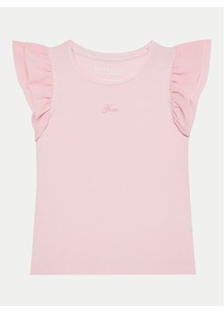 Guess Bluzka K5RI22 K6YW4 Różowy Regular Fit ze sklepu MODIVO w kategorii Bluzki dziewczęce - zdjęcie 181188795
