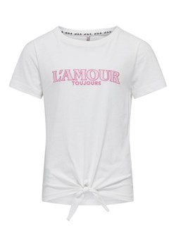 Kids ONLY T-Shirt 15292354 Biały Regular Fit ze sklepu MODIVO w kategorii Bluzki dziewczęce - zdjęcie 181188827