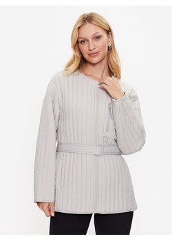 Calvin Klein Kurtka przejściowa K20K205505 Szary Regular Fit ze sklepu MODIVO w kategorii Kurtki damskie - zdjęcie 181188835