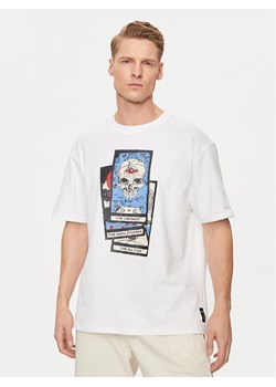 Puma T-Shirt Hoops Deck 624776 Biały Regular Fit ze sklepu MODIVO w kategorii T-shirty męskie - zdjęcie 181188929