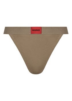 HUGO Stringi String Red Label 50492326 Brązowy ze sklepu MODIVO w kategorii Majtki damskie - zdjęcie 181189078