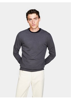 Sisley Sweter 10F2S1C78 Szary Slim Fit ze sklepu MODIVO w kategorii Swetry męskie - zdjęcie 181189099